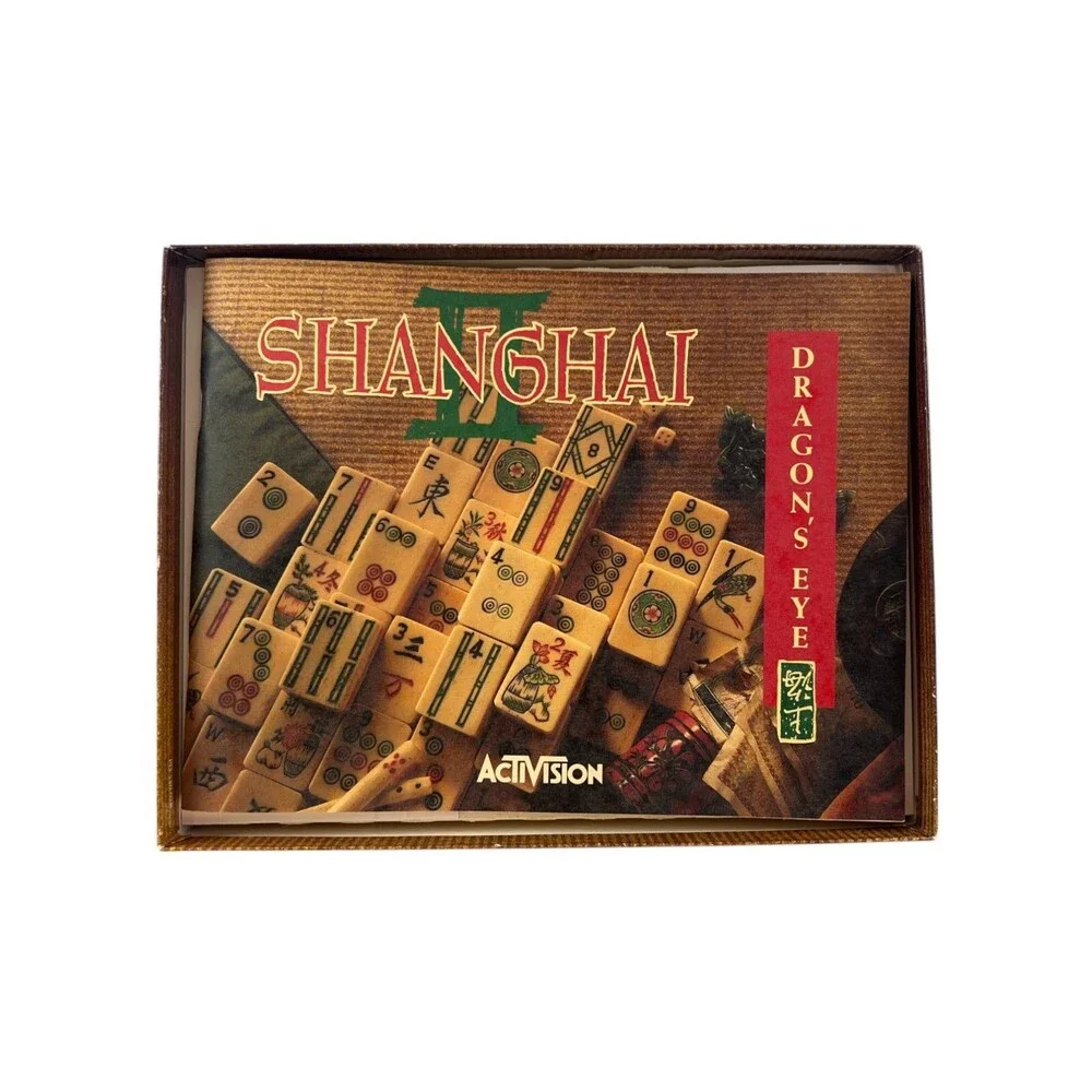 IBM PC Big Box - Shanghai II - Dragon's Eye (Activision) 1990 RARE Tandy